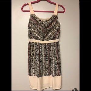 Ann Taylor Loft Pink Patterned Sundress